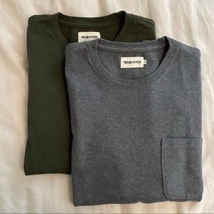 Taylor Stitch Heavy Bag Tee {set of 2}